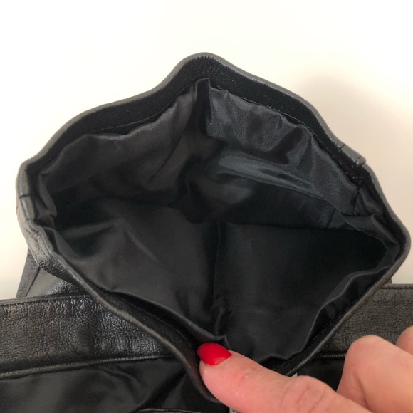 BAGATELLE Vintage Genuine Soft Leather High Waist Straight Leg Pants - Picture 5 of 14